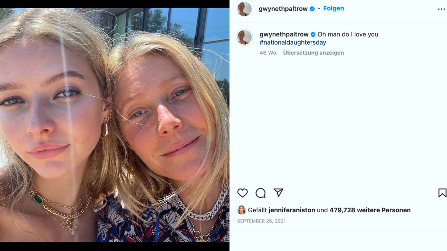 Gwyneth Paltrow und ihre Tochter Apple