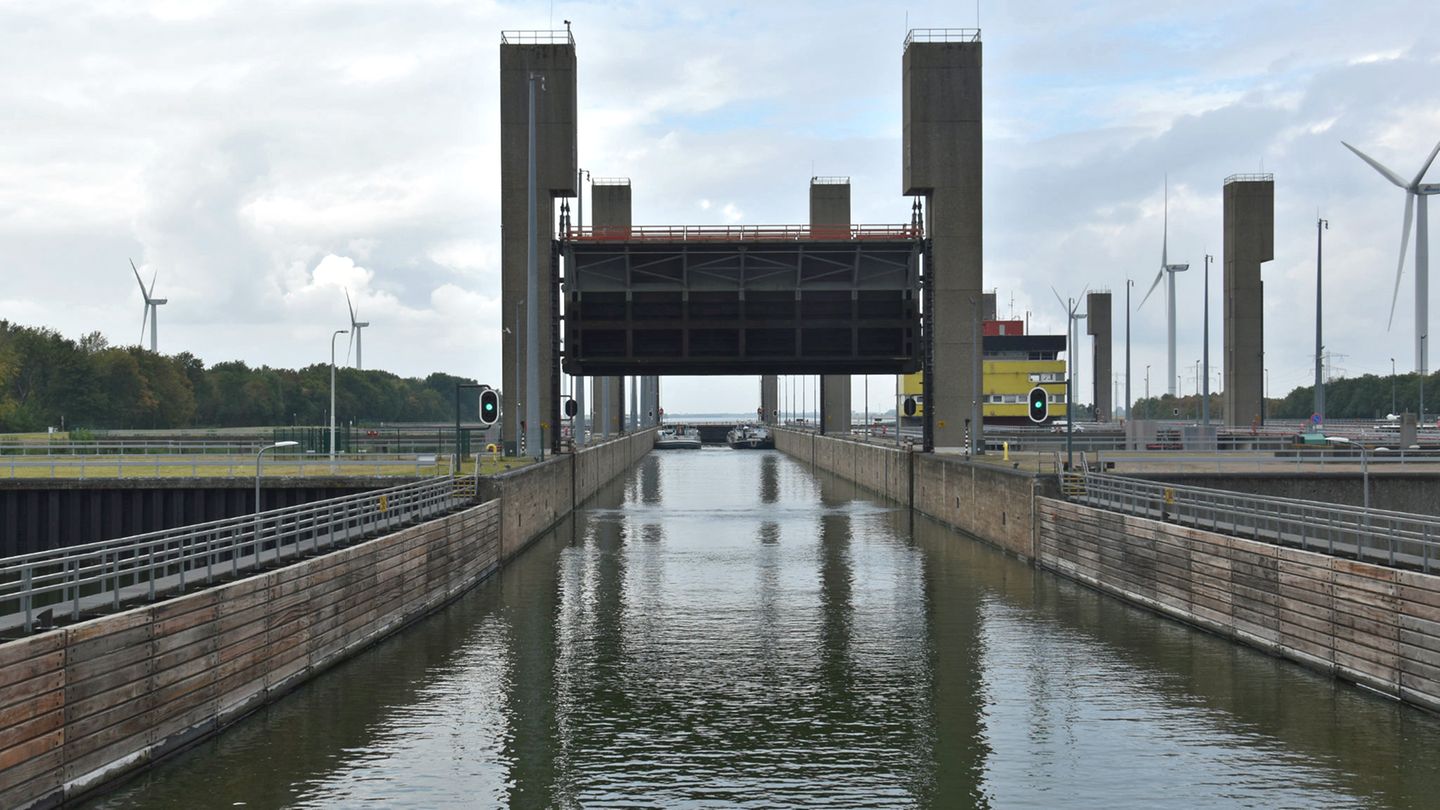 Kreekrak-Schleuse des Schelde-Rhein-Kanals