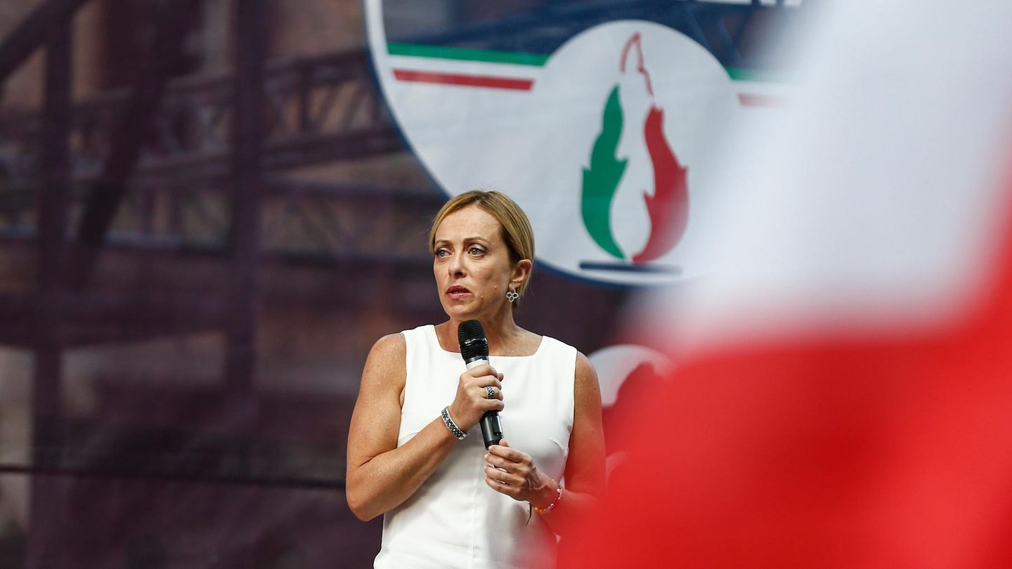 Politikerin Giorgia Meloni Politikerin Giorgia Meloni