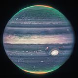 James Webb Jupiter in dreifachem Infrarot