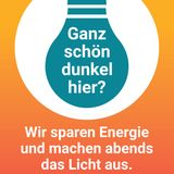 Tür zu, Licht aus – Plakate erklären Energiesparmaßnahmen in Geschäften