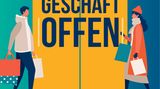 Tür zu, Licht aus – Plakate erklären Energiesparmaßnahmen in Geschäften