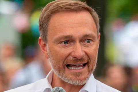 Christian Lindner (FDP) beim Gespräch mit Bürgern
