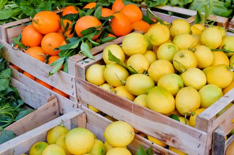 Zitronen und Orangen nicht vegan