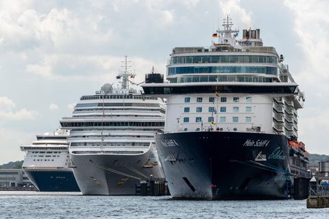 Kreuzfahrtschiffe im Kieler Hafen