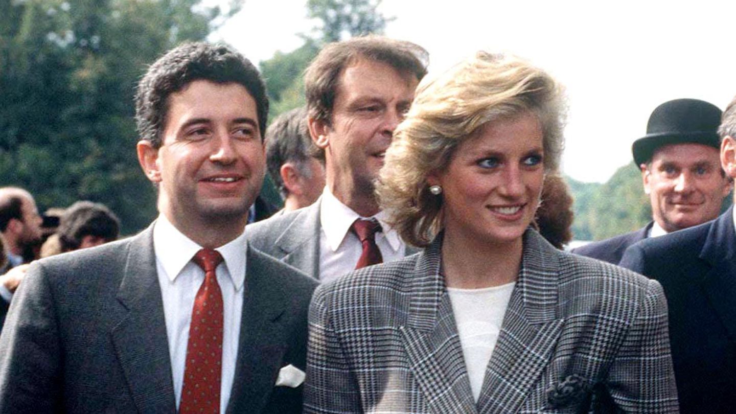 Patrick Jephson und Prinzessin Diana beim Burghley Horse Trials Championship
