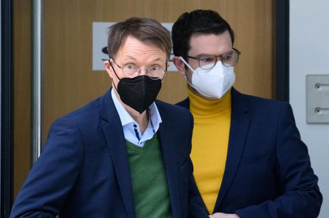 Gesundheitsminister Karl Lauterbach (SPD) und Justizminister Marco Buschmann (FDP)