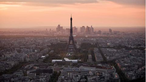 Paris bei Sonnenuntergang