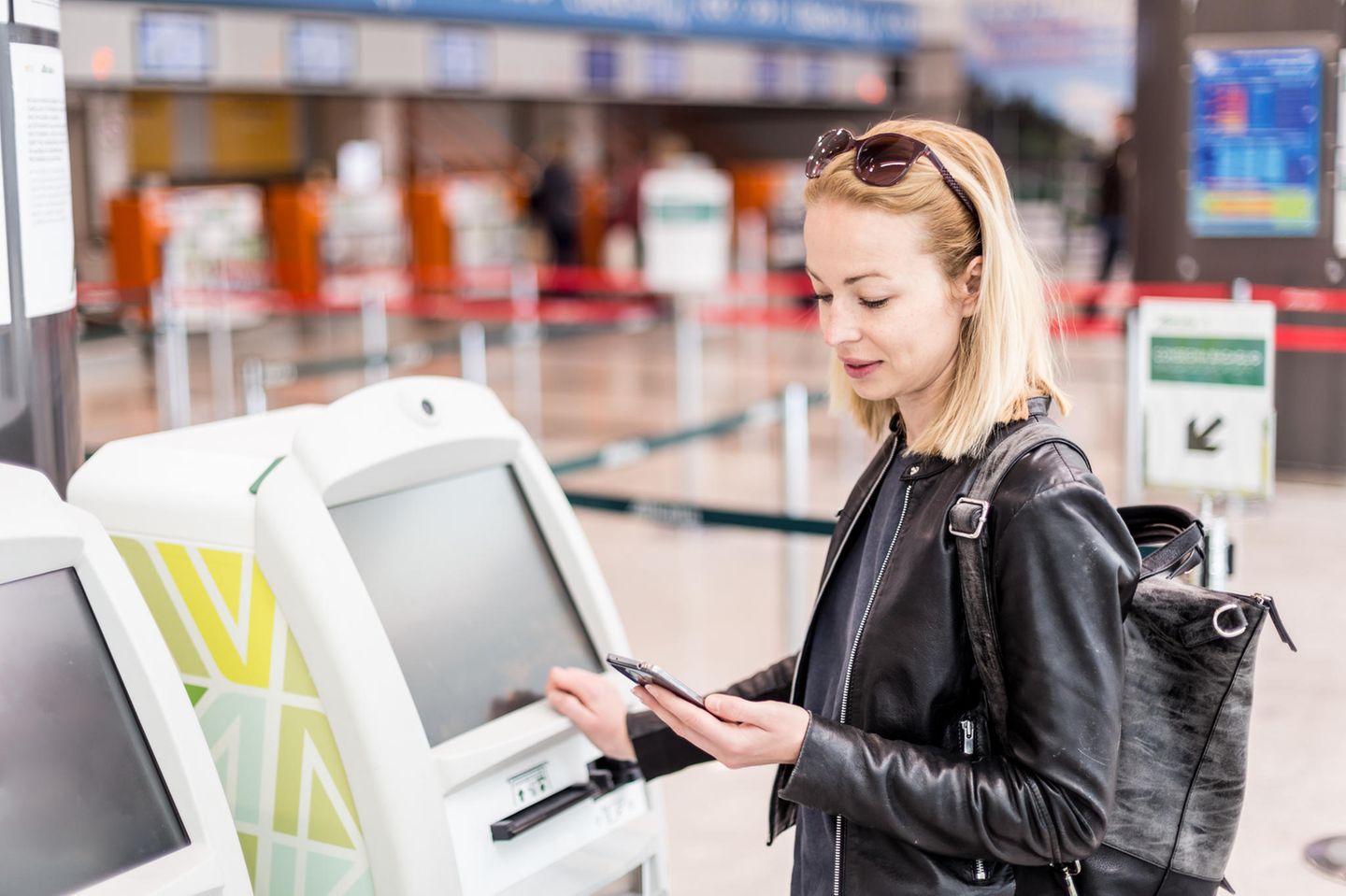 Check-in am Airport