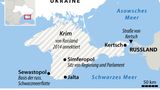 Die Schwarzmeer-Halbinsel Krim