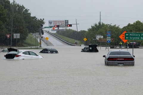 Überschwemmungen in Mesquite in Texas