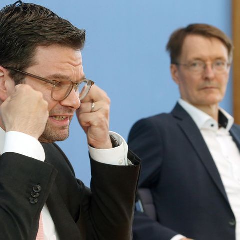 Marco Buschmann und Karl Lauterbach
