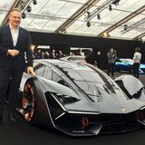 Mitja Borkert mit dem Lamborghini Terzo Millennio