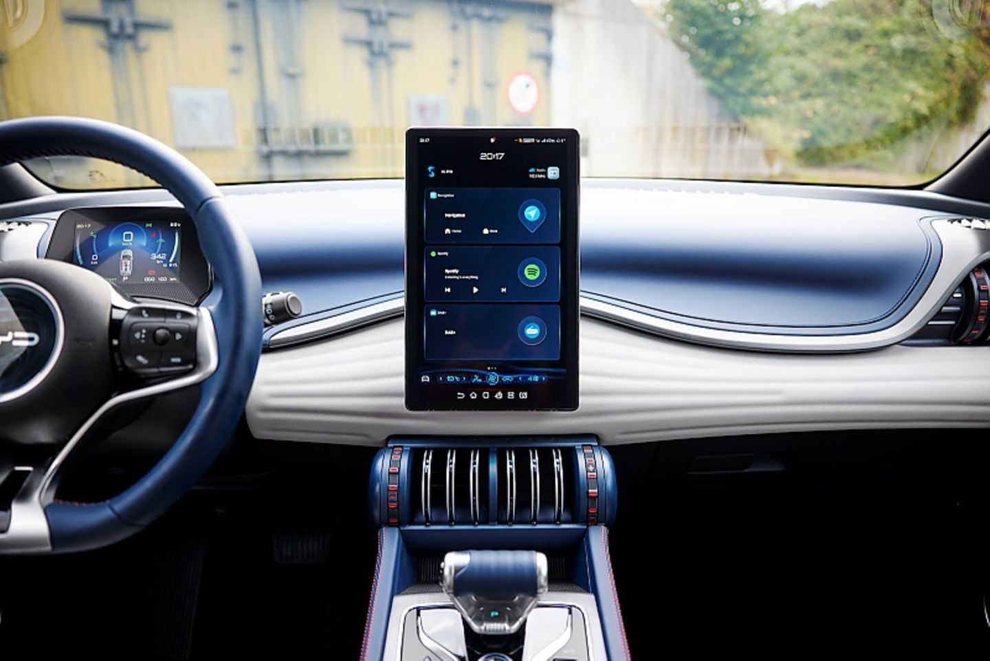 Das zentrale Display im BYD ATTO 3 ist drehbar