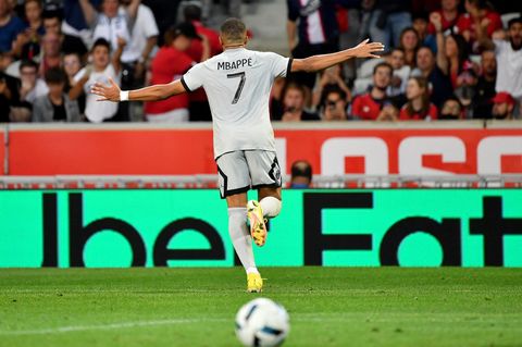 Kylian Mbappé trifft gegen Lille zur frühen Führung