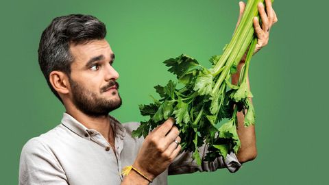 Moritz Herrmann und der Sellerie: ein Selbstversuch als Vegetarier