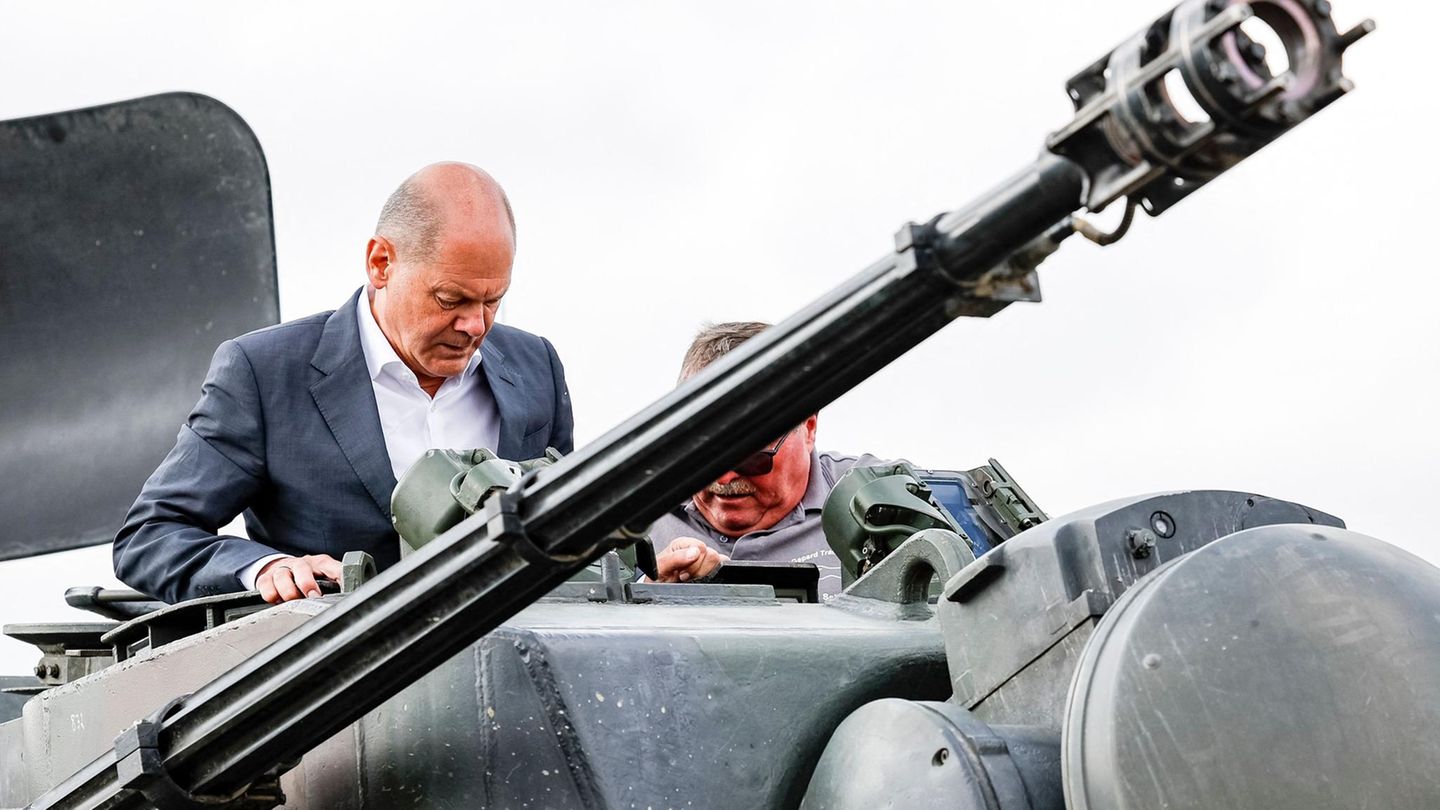 Olaf Scholz Panzerturm