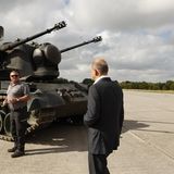 Olaf Scholz und der Gepard