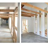 Wohnung im Dachgeschoss eines der Häuser.