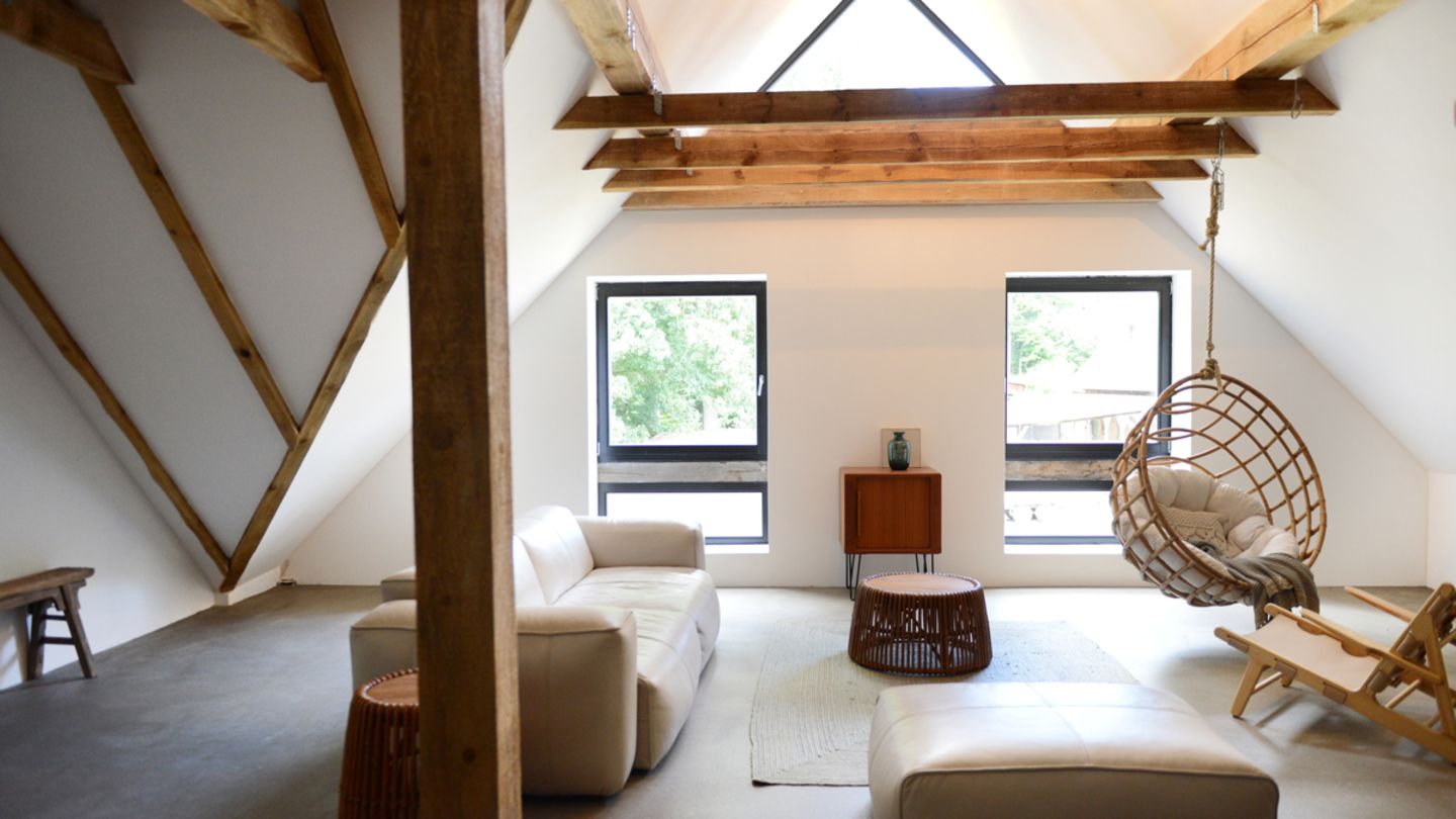 Obergeschoss des Designerhauses.