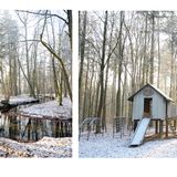 Auch ein eigener Spielplatz im Wald gehört dazu.