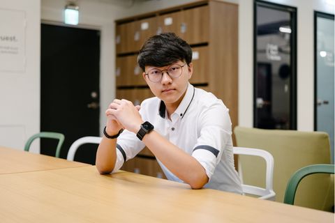 Der 25-Jährige Yen-Ting Lin ist Mitgründer der Taiwan-Youth-Association for Democracy