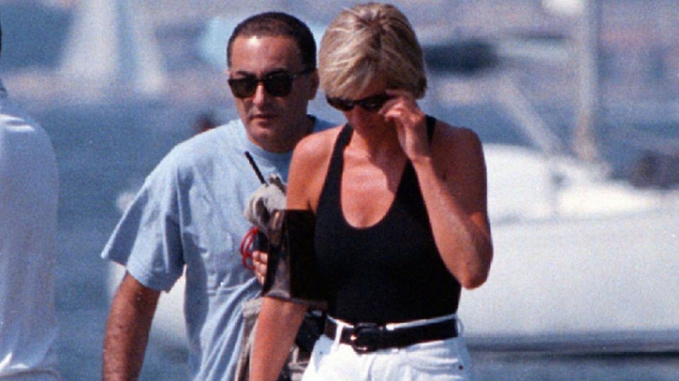 Diana und ihr damaliger Freund Dodi al-Fayed am 22. August in St Tropez