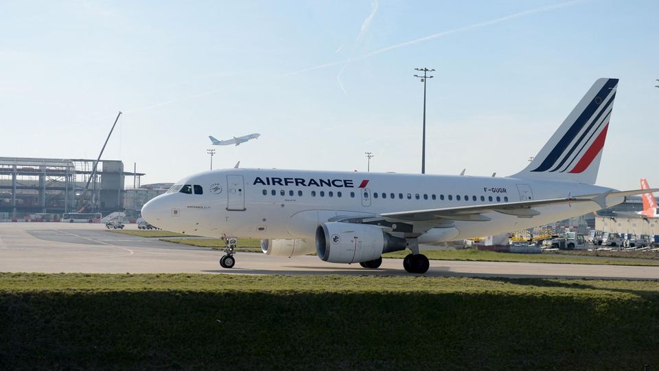 Ein Airbus A318 der Air France