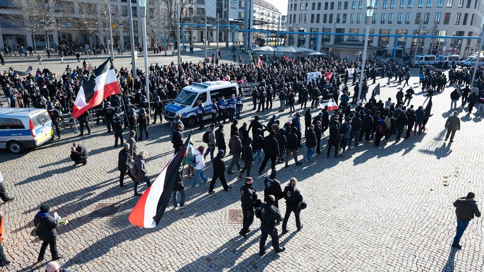 Neonazi Demonstration am 13.02.2022 Neonazi Demonstration am 13.02.2022