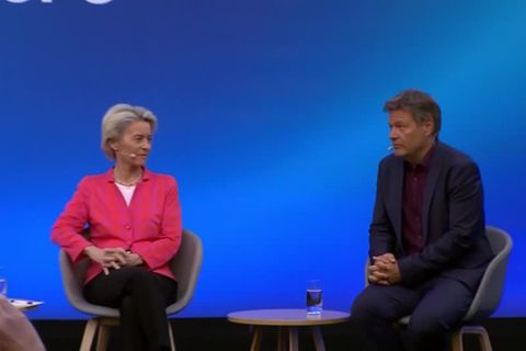 Video: Von der Leyen und Habeck verweisen auf Übergewinnsteuer als Mittel des sozialen Ausgleichs