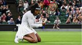 Ein letztes Mal Wimbledon, wo sie ein Comeback feiert, aber in der ersten Runde scheitert