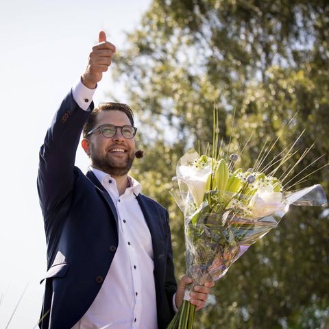 Jimmie Åkesson, Chef und Spitzenkandidat der Schwedendemokraten