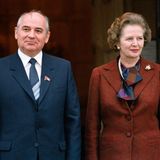 Gorbatschow 1984 mit der britischen Premierministerin Margaret Thatcher