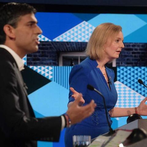 Sie wollen beide in die Downing Street: Rishi Sunak (l.) und Liz Truss