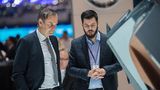 Mate Rimac mit dem neuen VW-Chef Oliver Blume