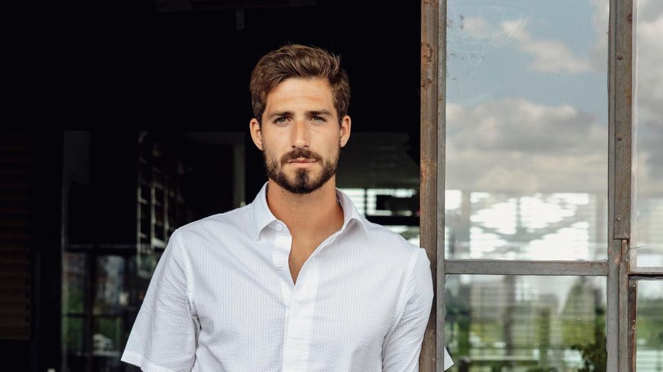 Second home: Born in the Saarland, Kevin Trapp returned to Frankfurt in 2018 after three years in Paris.  Despite a lucrative offer from Manchester, he wants to stay there