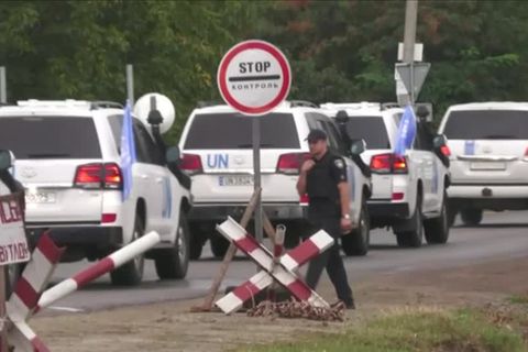 Video: IAEA-Team auf dem Weg ins AKW Saporischschja
