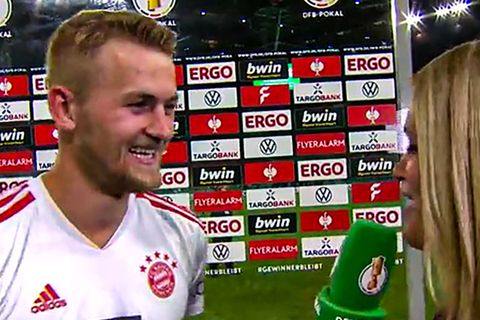 Lustiges Interview: Bayern-Star de Matthijs de Ligt verwechselt Sprachen im Live-TV