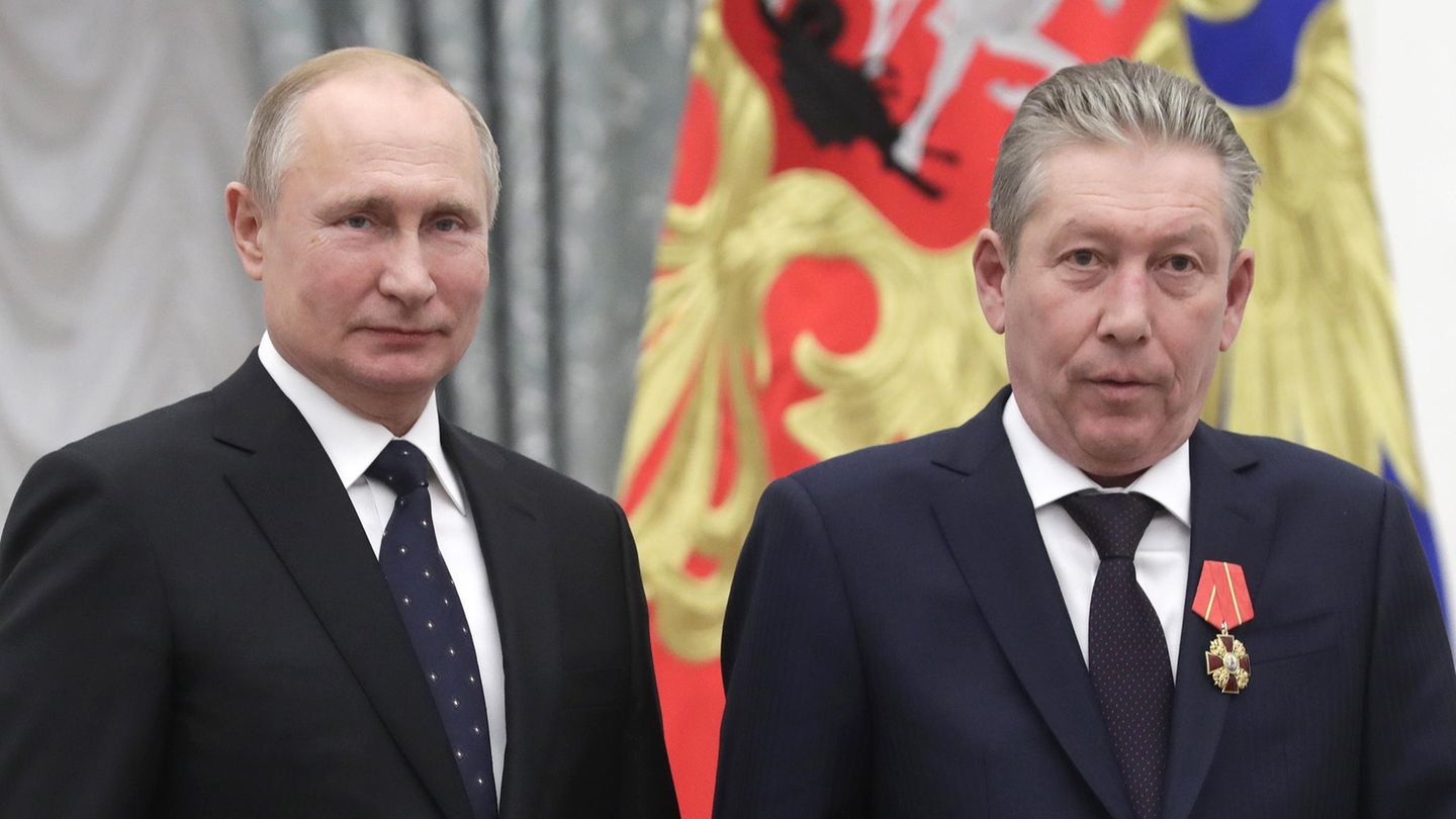 Maganow von Lukoil mit Putin