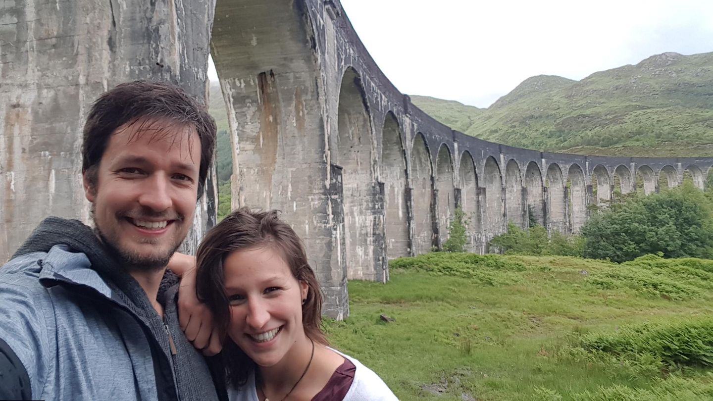 Robin und Judith Lachhein auf einer ihrer Reisen