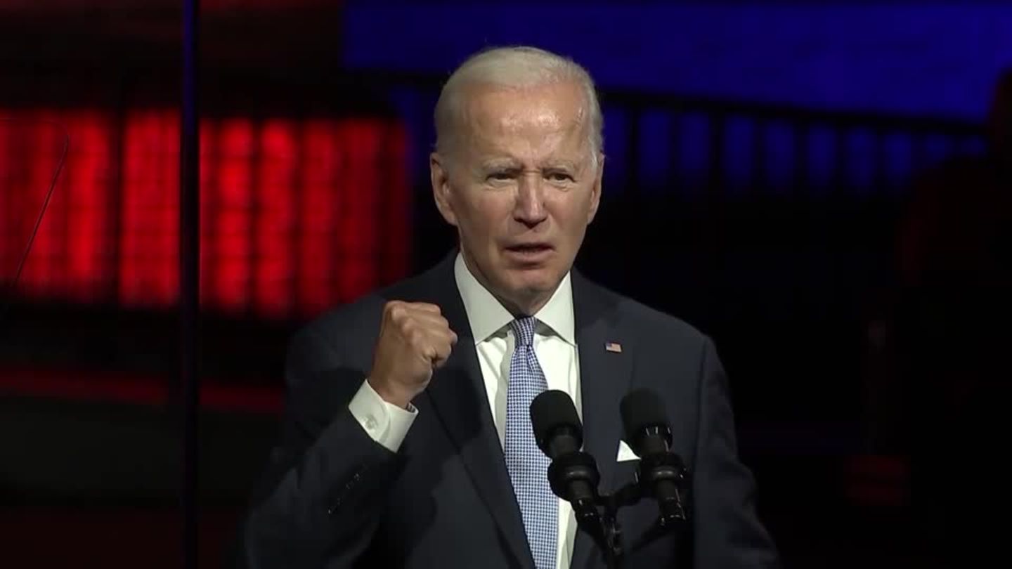Joe Biden attacks Trump and his supporters during his campaign speech (video)