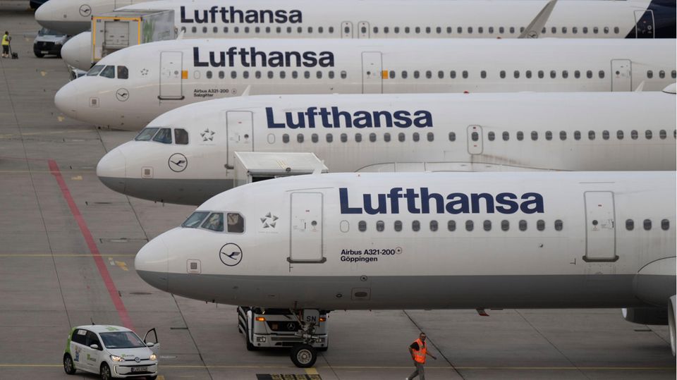 Pilotenstreik sorgt für Flaute an Lufthansa-Drehkreuzen