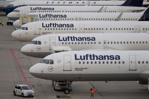 Pilotenstreik sorgt für Flaute an Lufthansa-Drehkreuzen