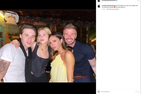 Brooklyn Peltz Beckham, Nicola Peltz Beckham, Victoria und David Beckham