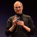 Steve Jobs während einer Präsentation im Januar 2007