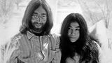 John Lennon und seine Frau Yoko Ono