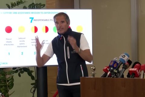 Ukraine-Krieg: Bilanz von IAEA-Chef Grossi: AKW Saporischschja mehrfach getroffen, aber Sicherheit intakt