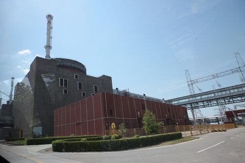 Ein Stromerzeugungsblock im Kernkraftwerk Saporischschja