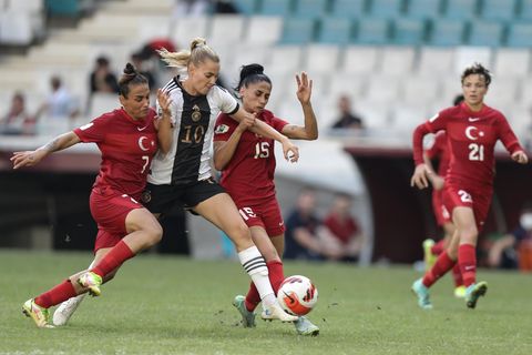 Laura Freigang im Länderspiel gegen die Türkei