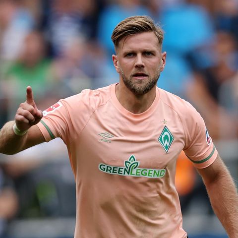 Werder Bremens Niclas Füllkrug bejubelt einen Treffer gegen den VfL Bochum
